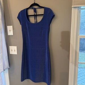 My Michelle Royal Blue Mini Dress-L